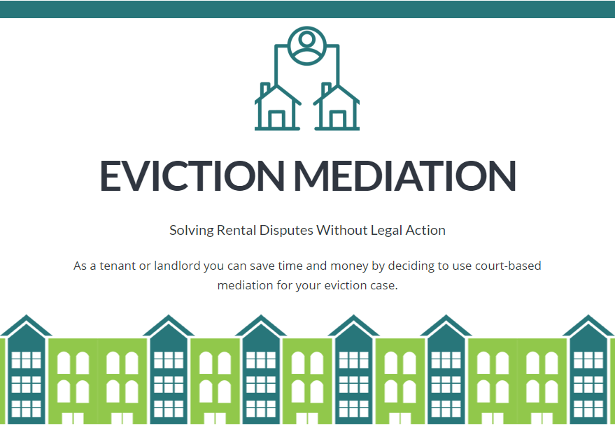 Eviction Mediation Graphic (text provided above)